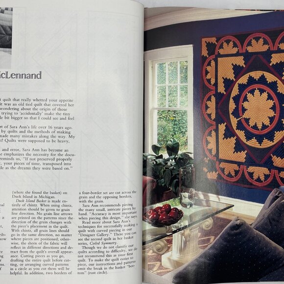 Vintage 1992 Great American Quilts Sandra L O'Brien Hardcover Quilt Book Pattern - Picture 5 of 14